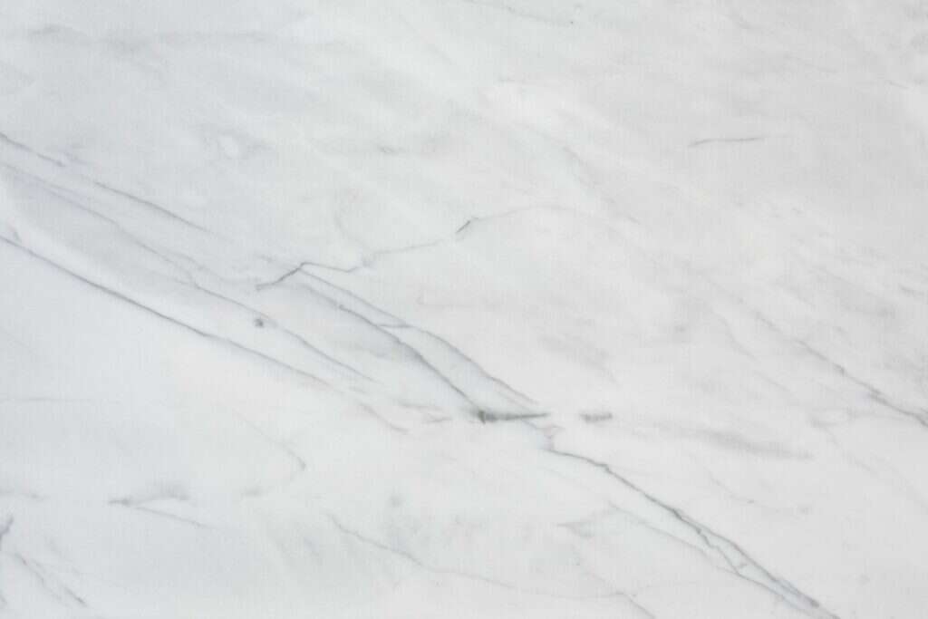 Close-up of smooth white marble texture